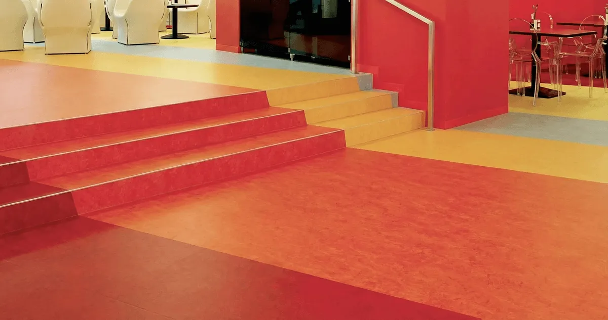 Snack bar with beautiful professionally installed linoleum flooring in Omaha, NE